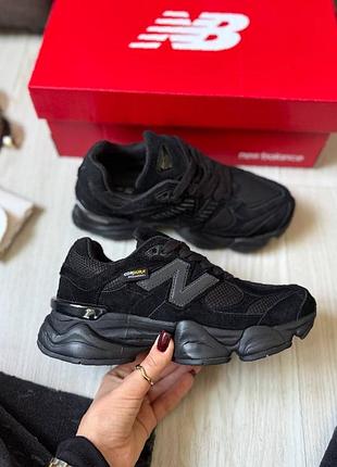 Термо кросівки new balance 9060 black cordura