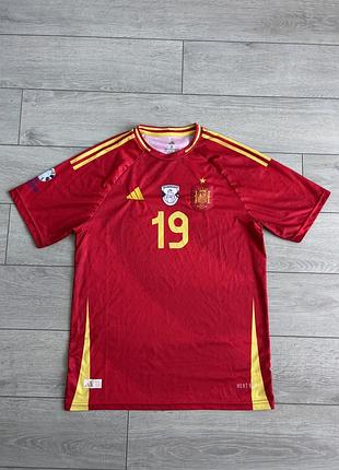 Spain lamine yamal adidas football soccer jersey size m розмір ламін ямал збірна іспанії адідас футбольна футболка джерсі майка