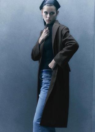 Пальто жіноче zara limited edition з льоном