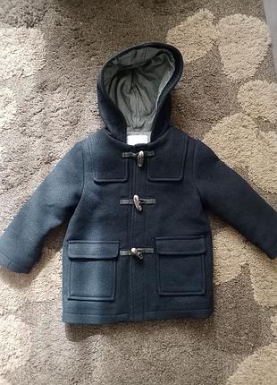 Пальто  дитяче zara на підкладці зріст 104см