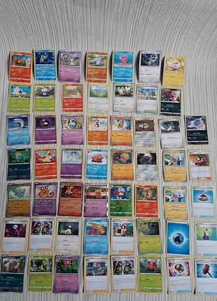 Колекційні картки покемон лотом / карти pokémon tcg   лот 57шт