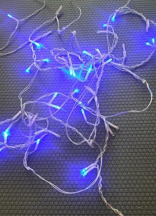Гірлянда led usb блакитна, довжина 2,5 м 2
