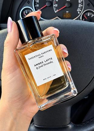 Essential parfums ambre latte 100 ml парфюмированная вода
