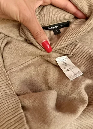 Светр гольф patrizia pepe 100 % шерсть 5