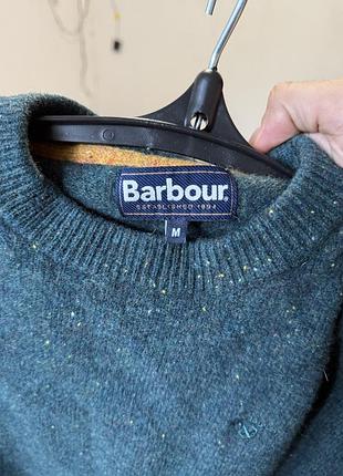 Светр чоловічий barbour зелений (m)