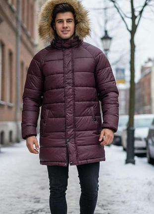 Куртка мужская тепла удлиненная сезон осень - зима - весна размер l-xl (48-50)