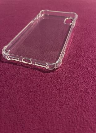 Чохол iphone 10 x/xs прозорий протиударний силіконовий 4