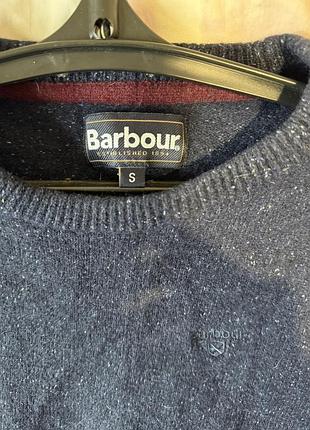 Светр чоловічий barbour синій, розмір s
