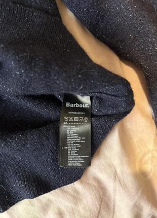 Светр чоловічий barbour синій, розмір s 3
