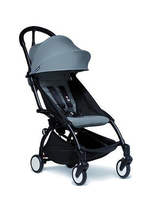 Прогулянкова коляска babyzen yoyo2 grey, з чорною рамою, сірий (bz10109-02/bz10104-03)