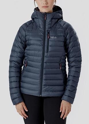 Куртка жіноча rab microlight alpine jacket, розмір xl, синя