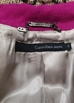 Calvin klein шерстяное пальто оригинал 8