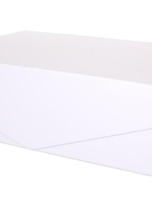 Подарочная картонная коробка на магните, 31*20*10см, цвет - белый