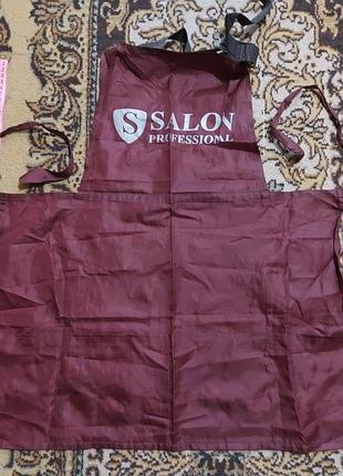 Фартух жіночий salon professional бордовий