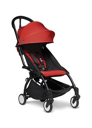 Прогулянкова коляска babyzen yoyo2 з 6 місяців (шасі black) red