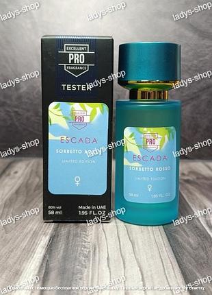 Женские духи sorbetto rosso (сорбетто россо) tester pro 58 мл