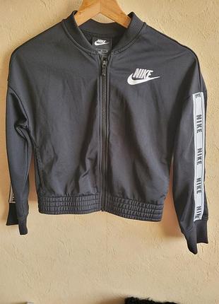 Кофта для дівчаток nike укорочена чорна