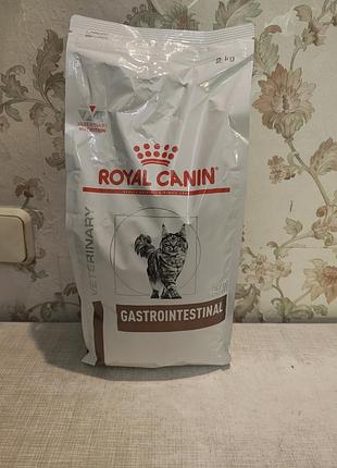 Корм для котів royal canin gastrointestinal сухий лікувальний при розладах травлення 2 кг