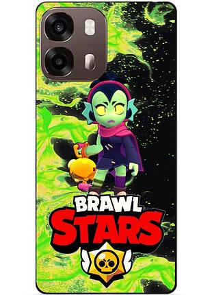 Силіконовий бампер чохол для oppo a6s з героєм бравл віллоу brawl
