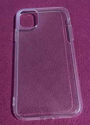 Чохол iphone 11 прозорий силіконовий 3