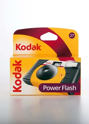 Одноразова камера kodak power flash 800 iso / 27 кадрів