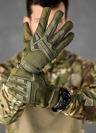 Перчатки m pact олива вт 2544