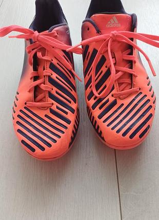 Бутси чоловічі adidas predator помаранчеві, 40 розмір
