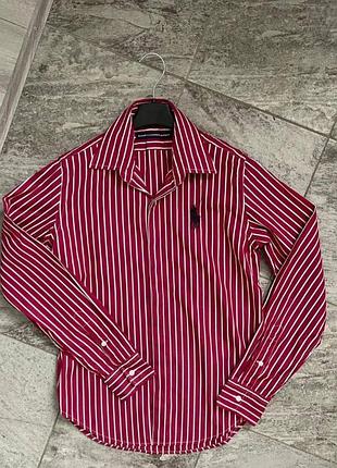 Стильная рубашка в полоску polo ralph lauren