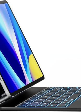 Чохол-клавіатура для ipad air 11/pro earto магнітний чохол-клавіатура з тачпадом і підсвіткою