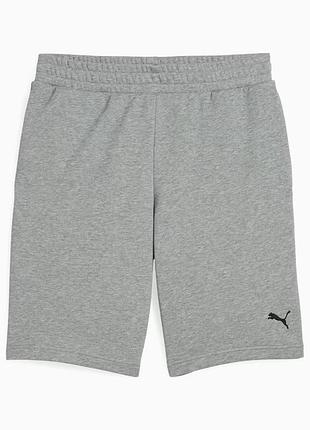 Шорти чоловічі puma essentials сірі розмір l трикотаж