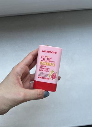 Lalarecipe сонцезахисний стік з екстактом гуави guava collagen sun stick 20 г
