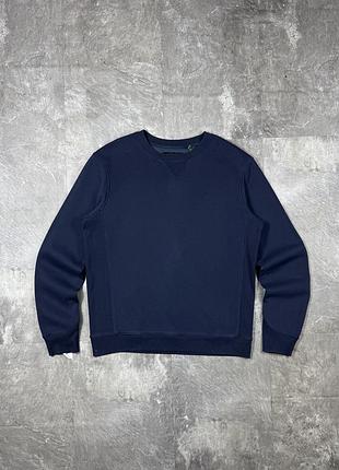 Чоловічий світшот g-star raw джи стар роу синій, кофта толстовка на флісі, оригінал, розмір m (дивіться заміри), стан ідеальний, щільний