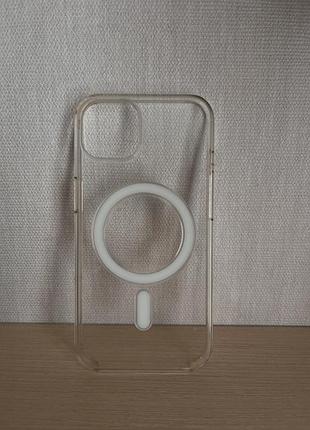 Чохол apple для iphone 13 прозорий з magsafe