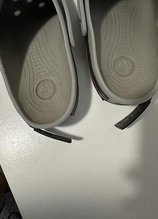 Шльопанці crocs сірі, р. 39 2