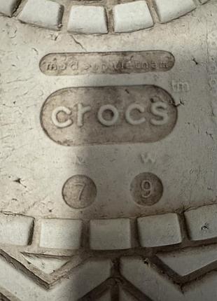Шльопанці crocs сірі, р. 39 5