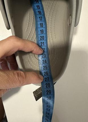Шльопанці crocs сірі, р. 39 7