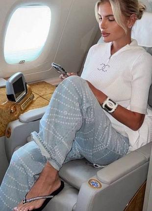 Джинси chanel голубі 2