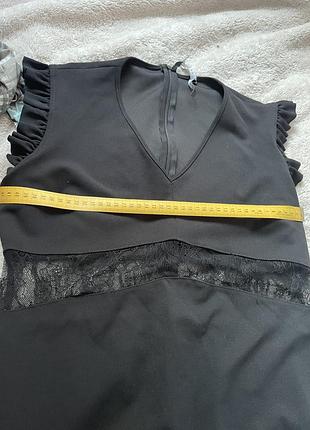 Чорна коротка сукня m-l 6