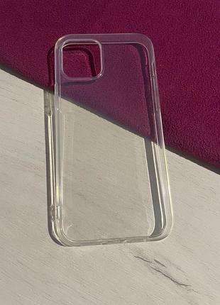 Чохол iphone 12 силіконовий прозорий