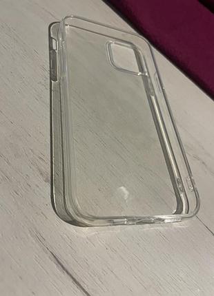 Чохол iphone 12 силіконовий прозорий 4