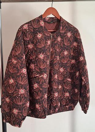 Вкорочена стеганна куртка бомбер george  r.18 (xl - xxl)