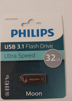 Флеш пам'ять usb philips moon edition ultra speed fm32fd165b 32 гб usb 3.1
