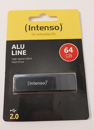 Флеш пам'ять usb intenso alu line 64gb usb 2.0