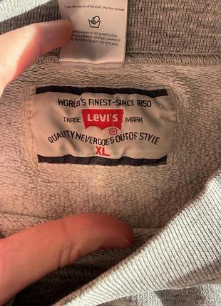 Levi’s. кофта сіра xl, вінтаж 5