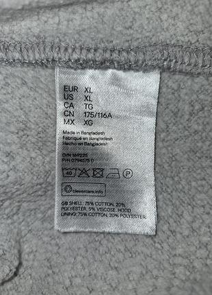 Мегабат!! худи / толстовка тепла h&amp;m (линейка divided basic) швеция большой размер 10