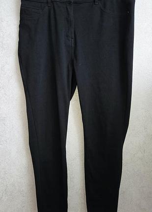 Стильні чорні джинсові легінси next jersey denim legging  р.16(50)(l-xl).