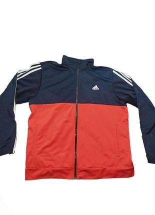 Олімпійка чоловіча adidas чорно-червона