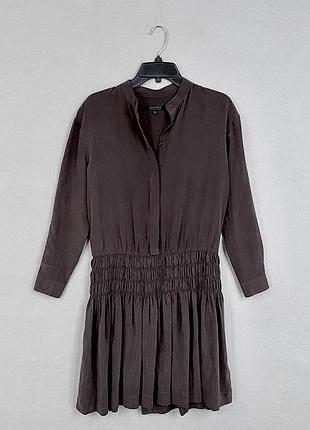 Сукня міді жіноча allsaints чорна шовкова l