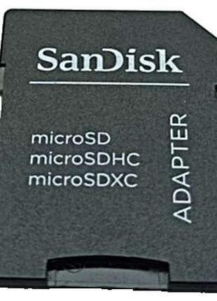 Карта флеш пам'яті б/у microsd-sd adapter