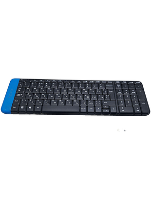 Комплект клавіатура з мишею б/у logitech wireless keyboard k230 black usb